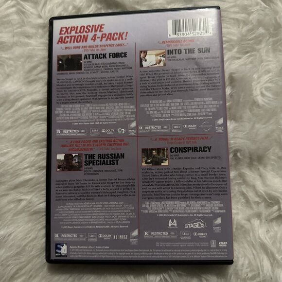 Attack Force/Into the Sun/The Russian Specialist/Conspiracy (DVD, 2012,... - Picture 2 of 4